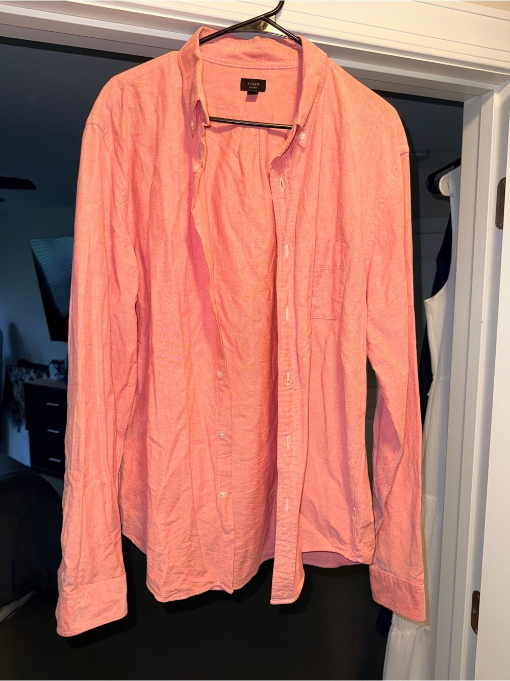 J. Crew Coral Pink Button-Down Shirt